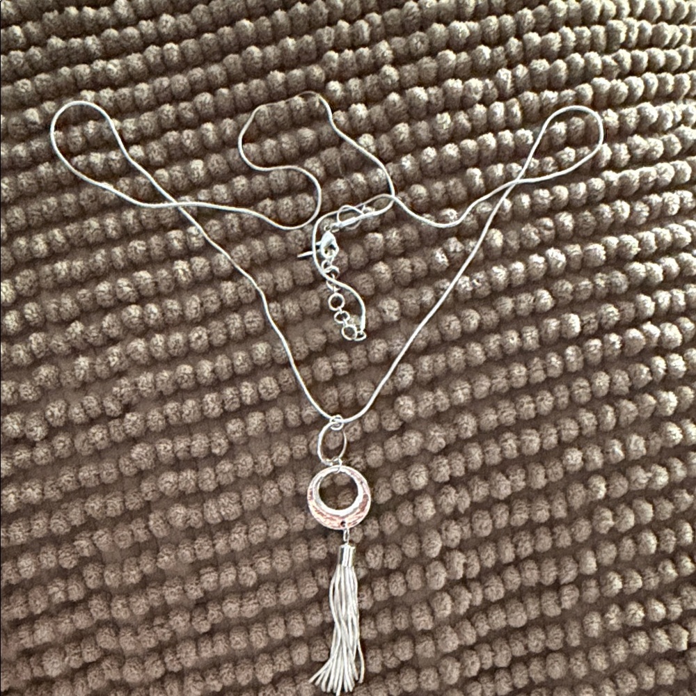 Sterling Silver Statement Necklace